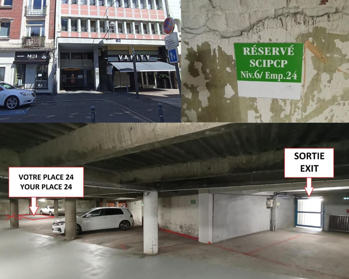 Studio Fonctionnel Au Coeur De Lille Avec Parking Exterior photo